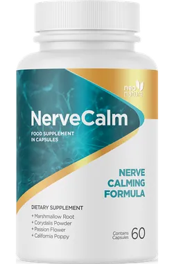 One bottle of NerveCalm nerve calming formula, 30 day supply